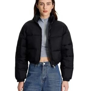 Women Nylon Full Sleeve Solid Standard Length Puffer Jacket
