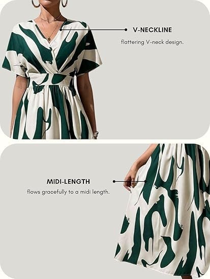 Printed Maxi Dress for Women | Trendy Long One Piece Summer Outfit | Lightweight Flared Dress for Casual & Holiday Wear - Image 4