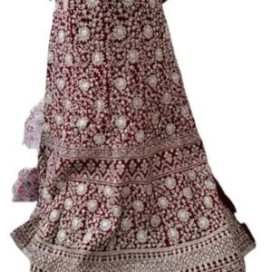 Women's Bridal Brawn lehenga