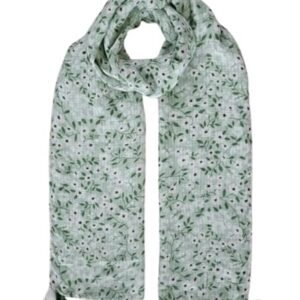 Fashage Floral Printed elegant Scarves with Fancy tassels.