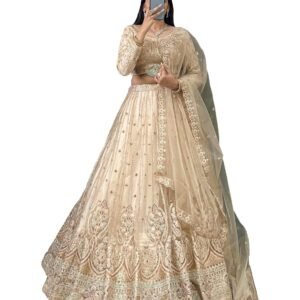 Women in Every Thread Net Sequins & Embroidered Chaniya Choli