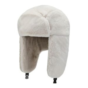 Women's Winter Trapper Hats Bomber Hats with Earflaps Ski Caps for Unisex Biking White|Clothing, Shoes & Accessories | Mens Accessories |1Pc Winter Warm Hat