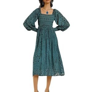 Women's Teal Maxi Dress