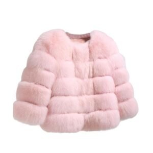 Women'S Faux Fur Coat Fall Winter Clothes Jacket Outwear Casual Short Warm Pink L | Womens Clothing | Coats & Jackets