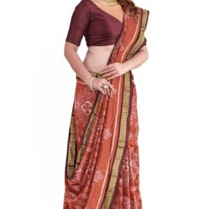 Women's Cotton Saree Pure Cotton Khandua Natural Cotton Women Saree For Women 5SE9BC-533