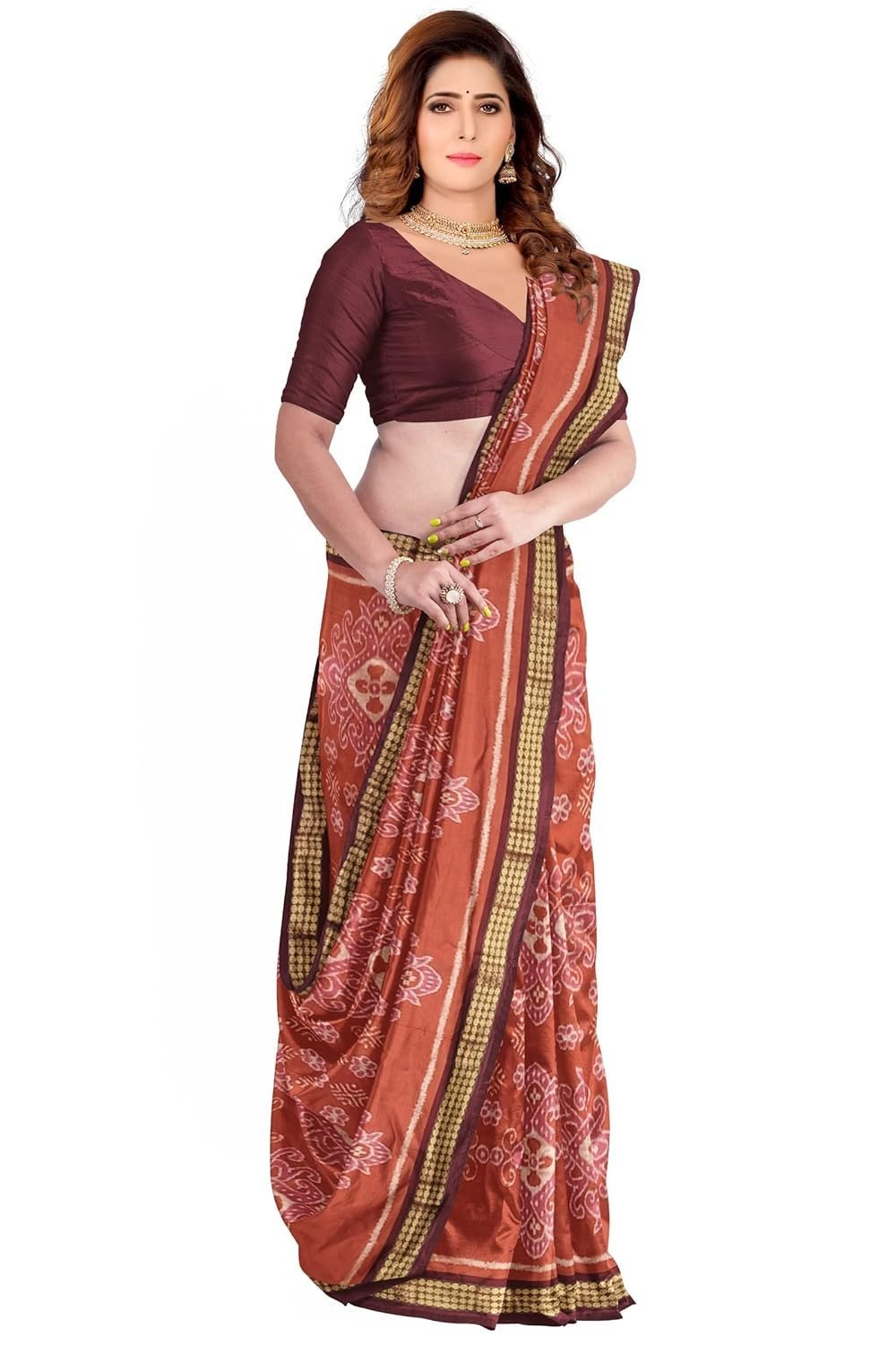 Women's Cotton Saree Pure Cotton Khandua Natural Cotton Women Saree For Women 5SE9BC-533