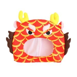 Dragon Cartoon Plush Hat Cap Headdress for Holiday Party Costume Accessories