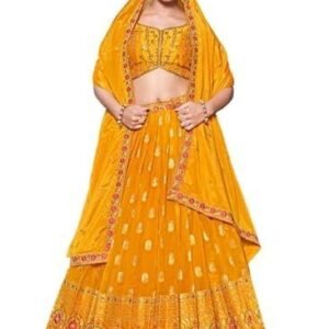 Womens | Sleevless | Sweetheart Neck |Ideal for Wedding & Party Occassions | Yellow |