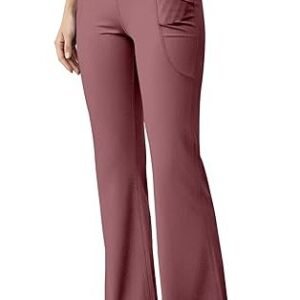 High Waist Wide Leg with Side Pockets || Stretchable Tights || Sports Fitness Activewear Yoga Pants for Women